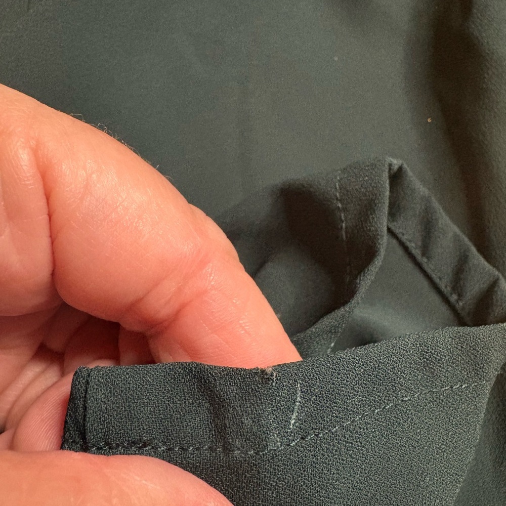 Adam Lippes- Elegant Dark Green Wide Leg Jumpsuit. Size 12 - Picture 13 of 15